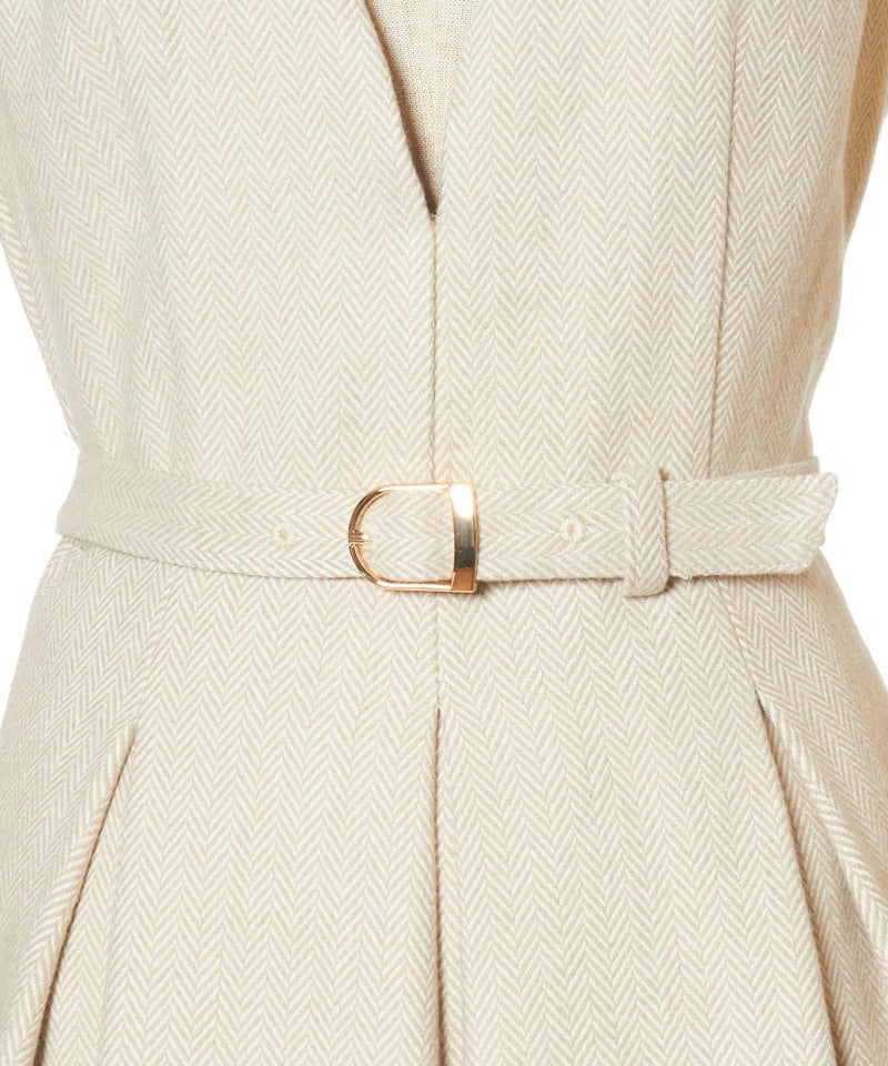 ベルトアップ (beige×white)