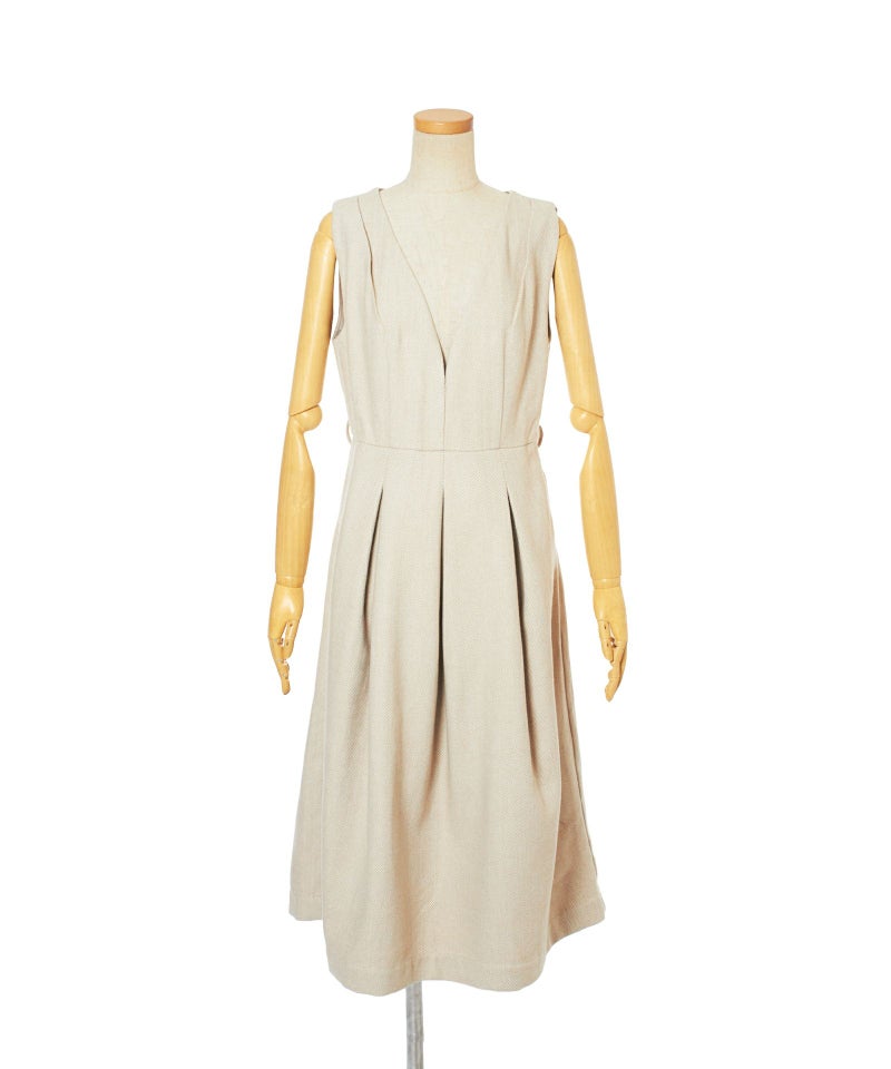 ベルトを外した状態  (beige×white)