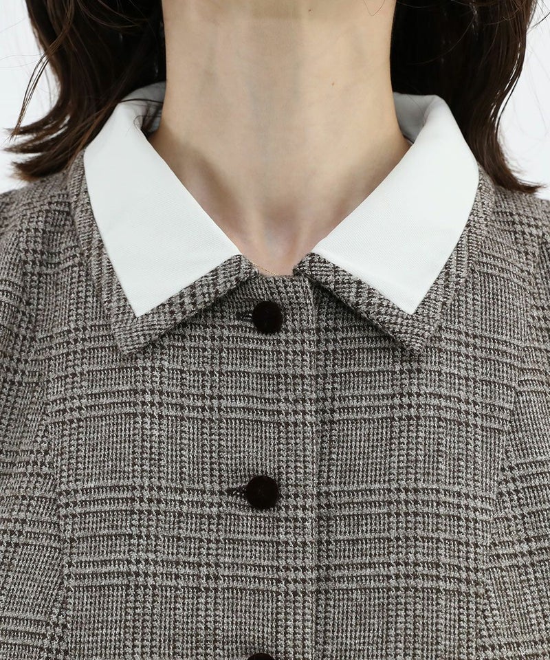 brown×white / 158cm