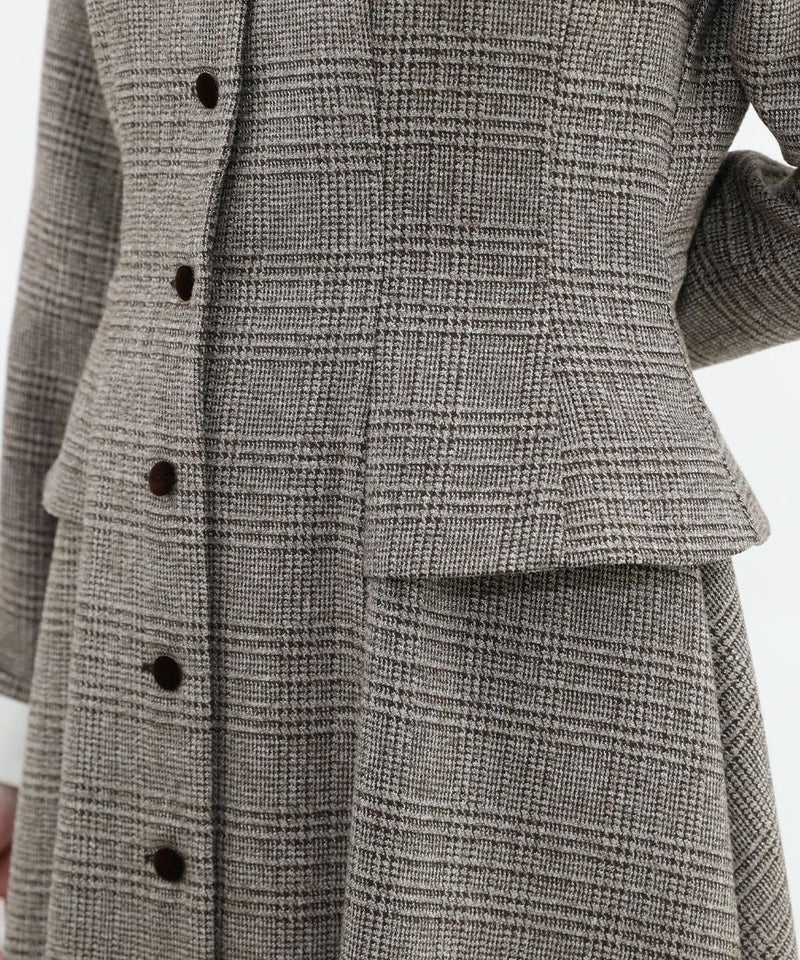 brown×white / 158cm