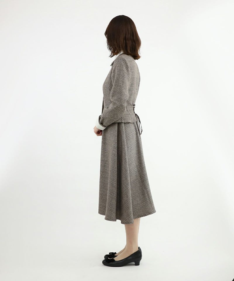 brown×white / 158cm