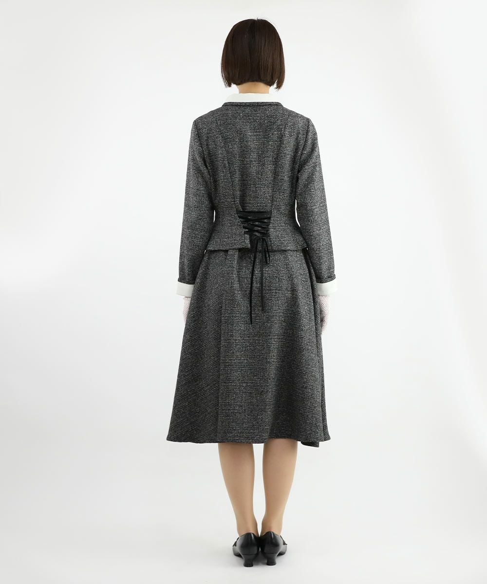 50sセットアップ風クレリックワンピース/an3 Limited [47DE02j005] | F