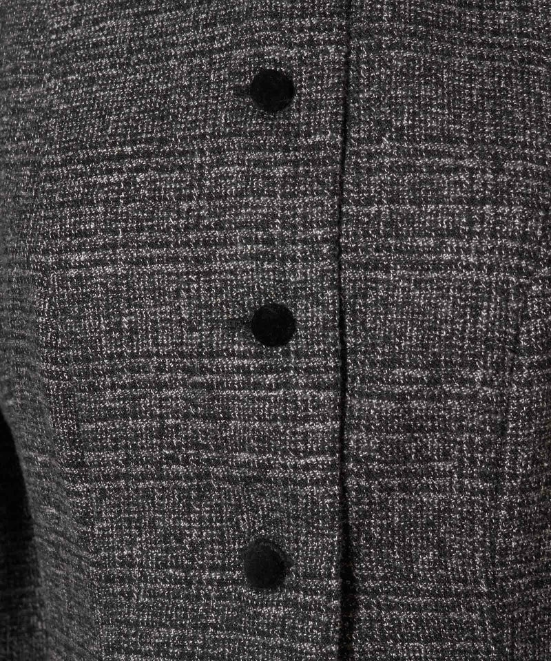 釦アップ (black×gray)