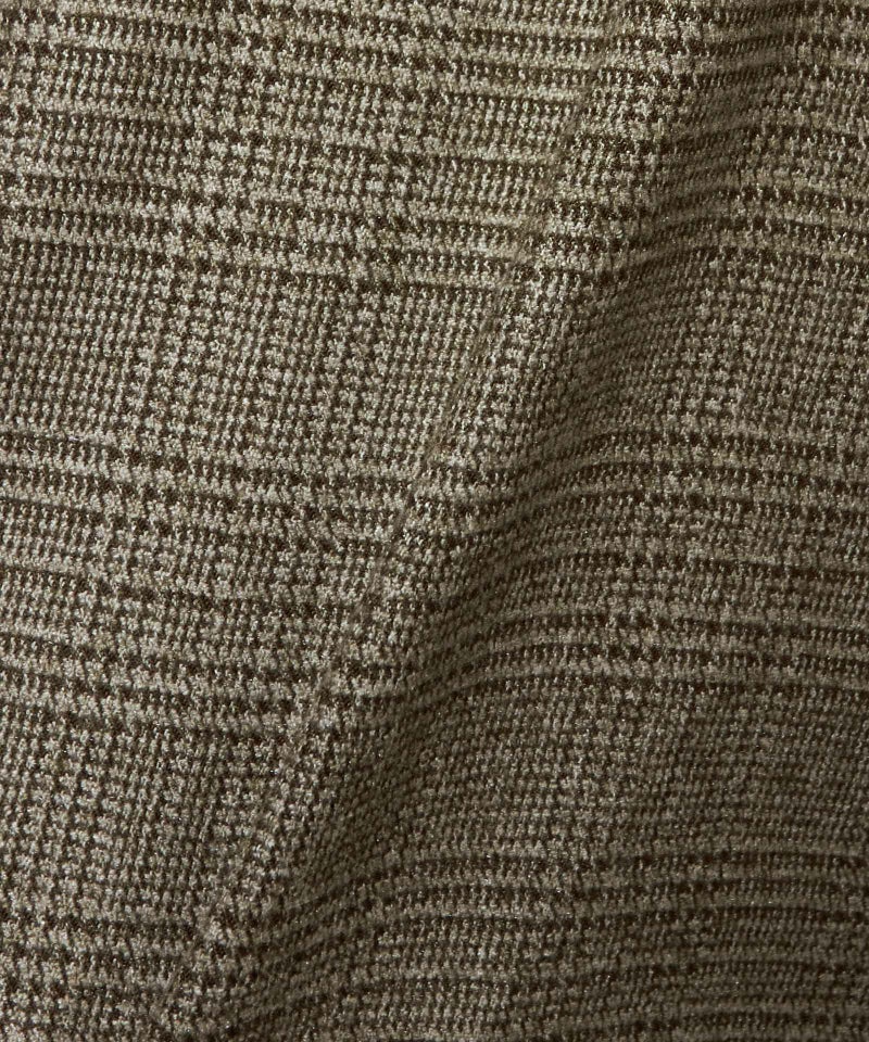 生地アップ (brown×white)