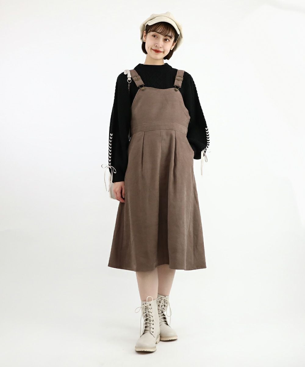 □金具使いサロペット風ジャンパースカート/F i.n.t [47AE04f017] | F