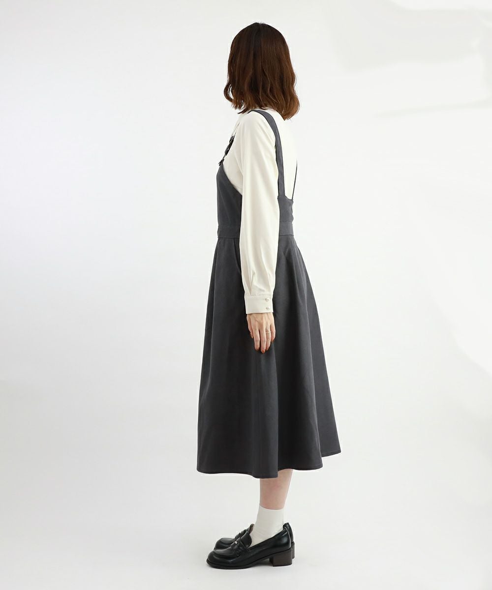 □金具使いサロペット風ジャンパースカート/F i.n.t [47AE04f017] | F