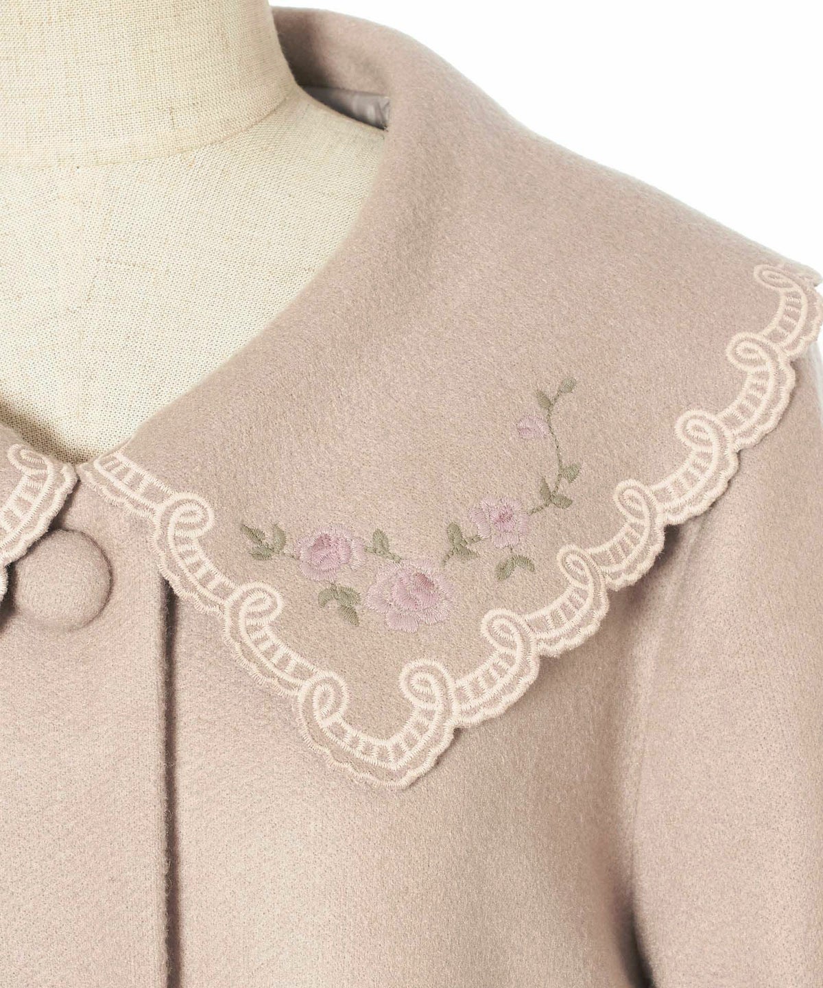 刺繍部分アップ (pink beige)