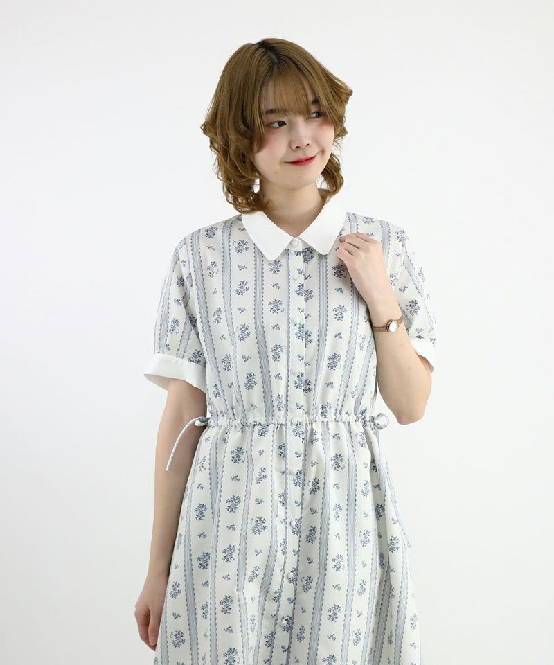 light blue×white / 160cm