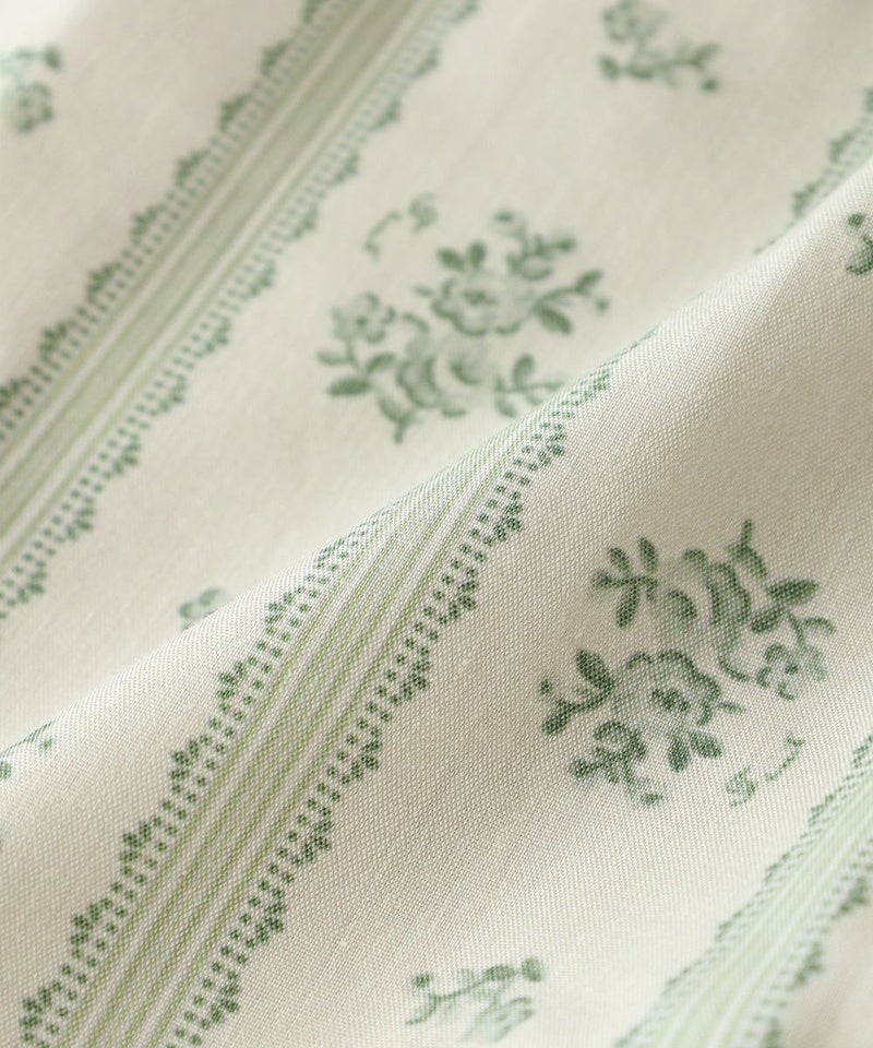 生地アップ (light green×white)