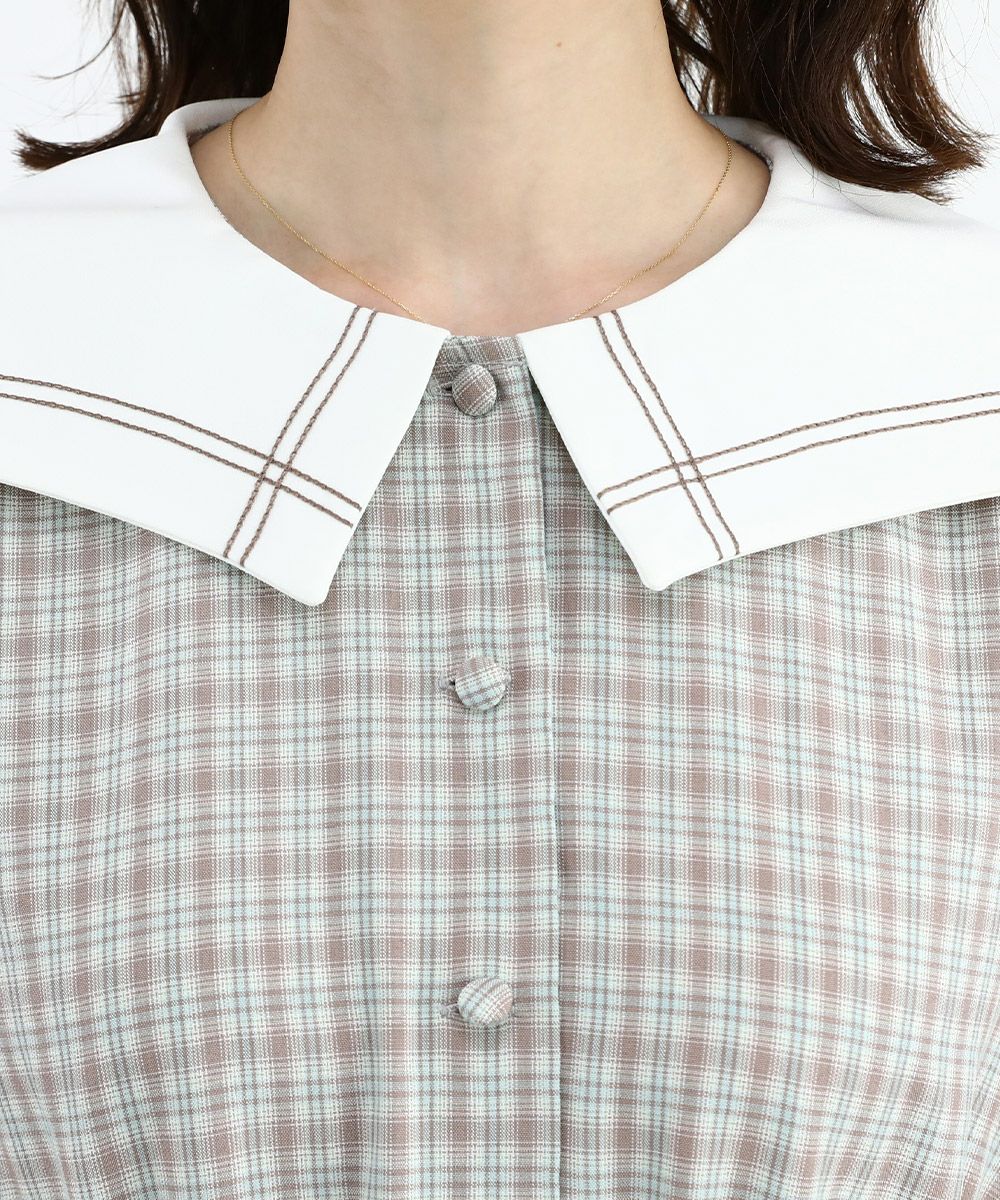 blue×brown / 158cm