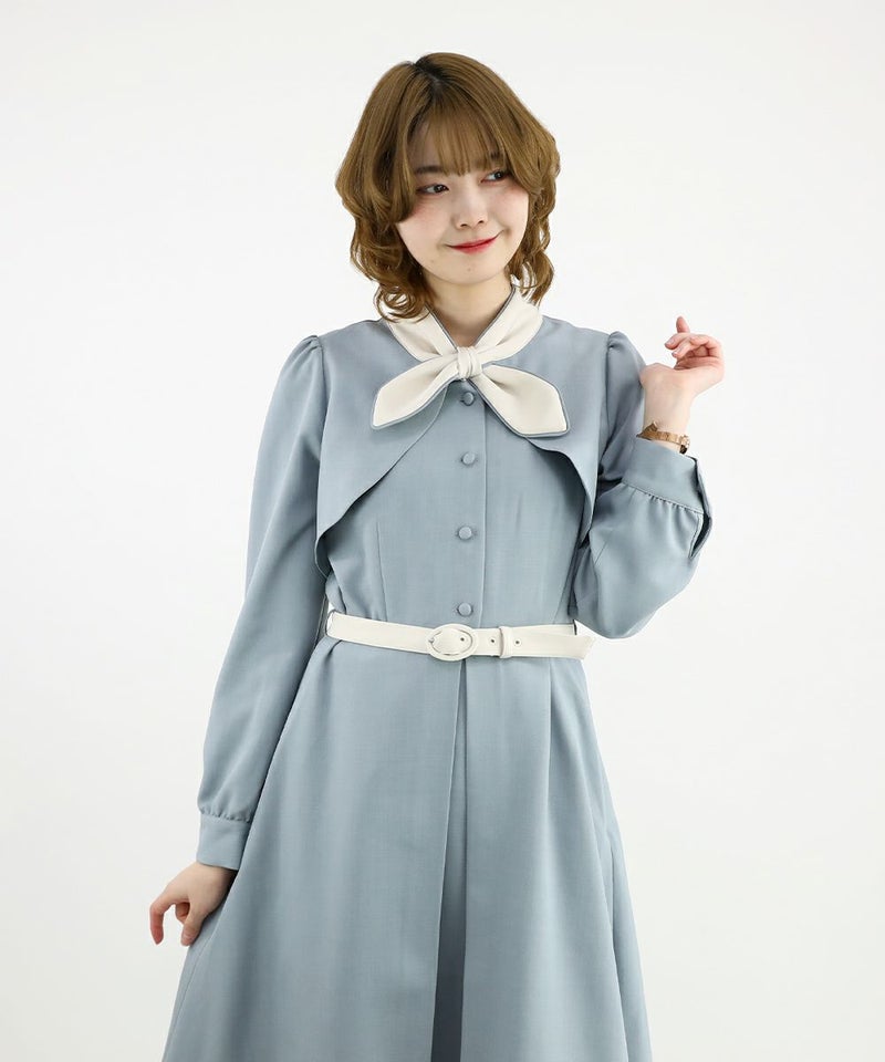 light blue×white / 160cm