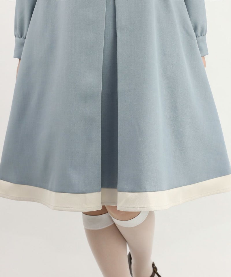light blue×white / 160cm