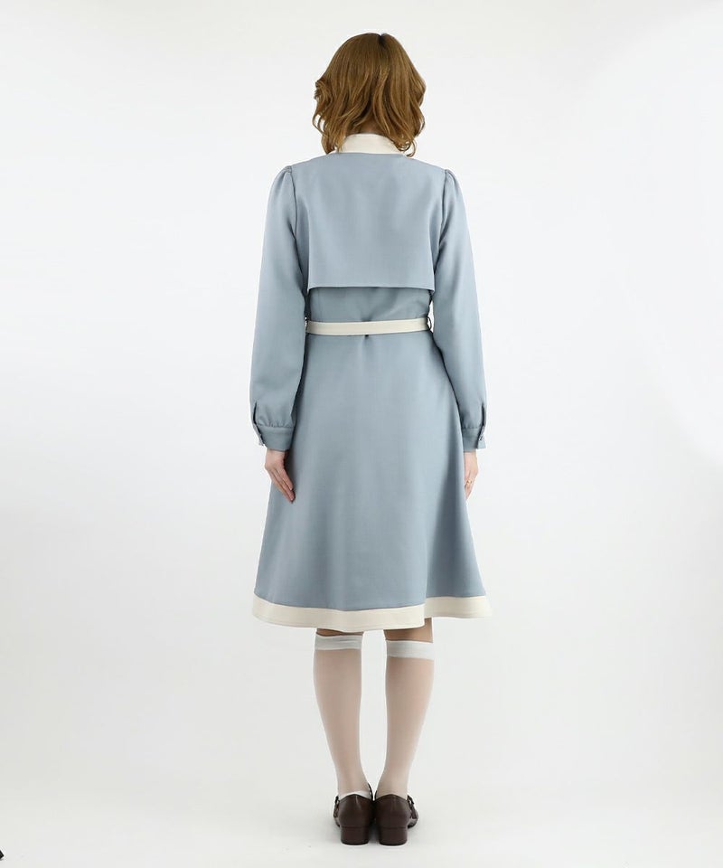 light blue×white / 160cm