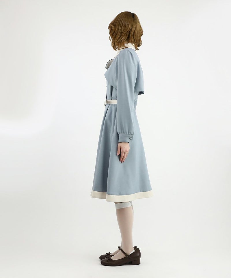 light blue×white / 160cm