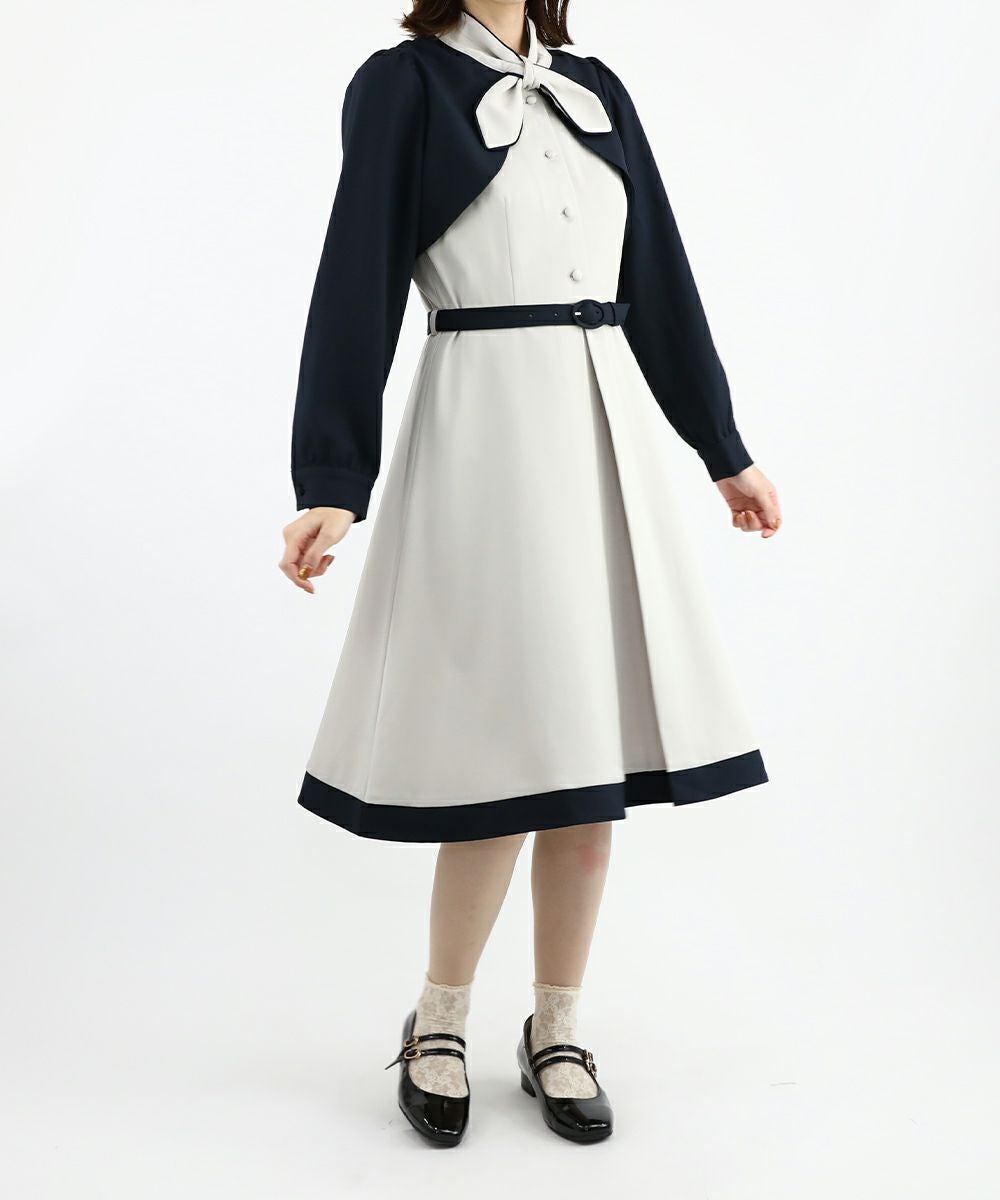gray×navy / 158cm