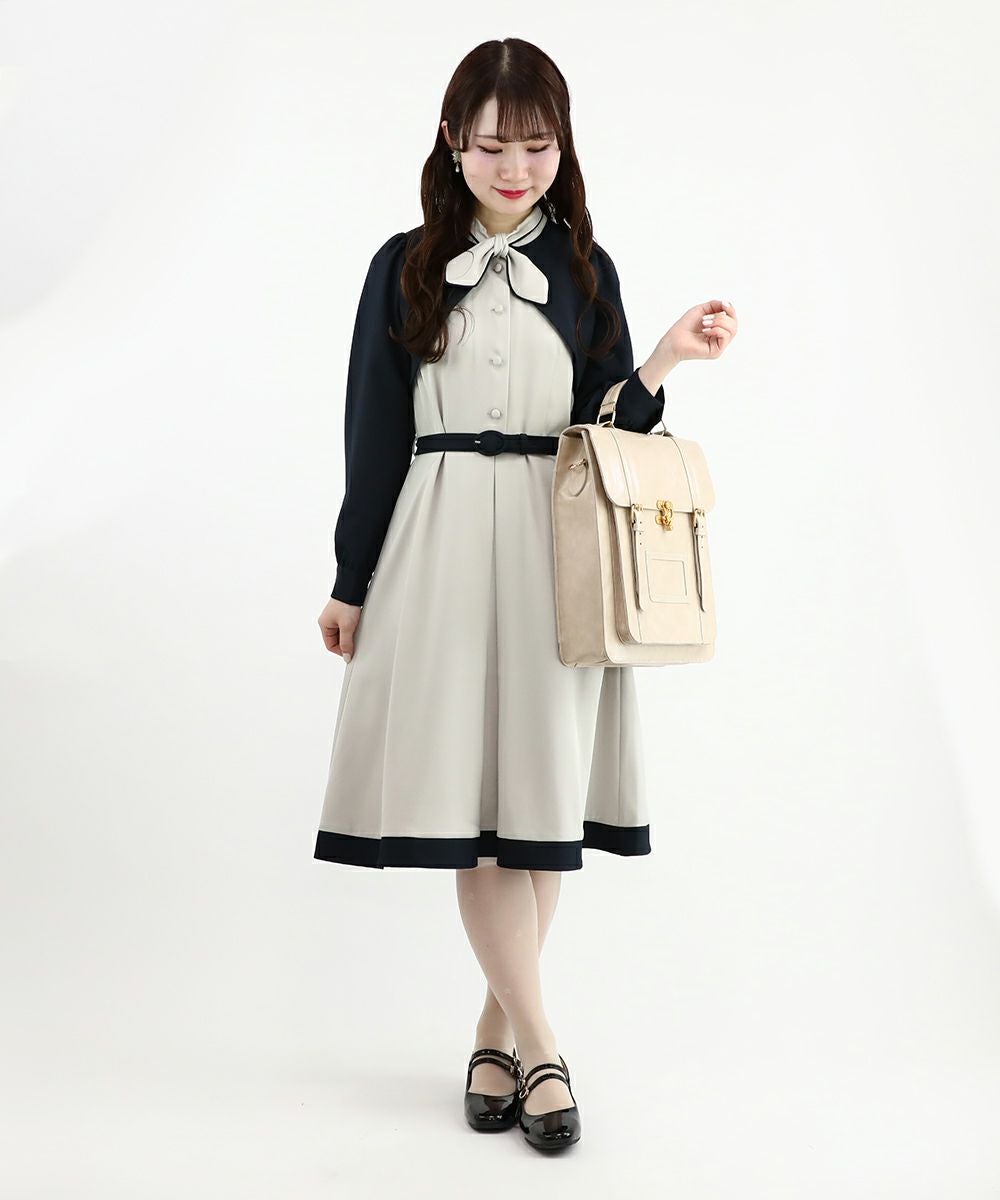 gray×navy / 155cm
