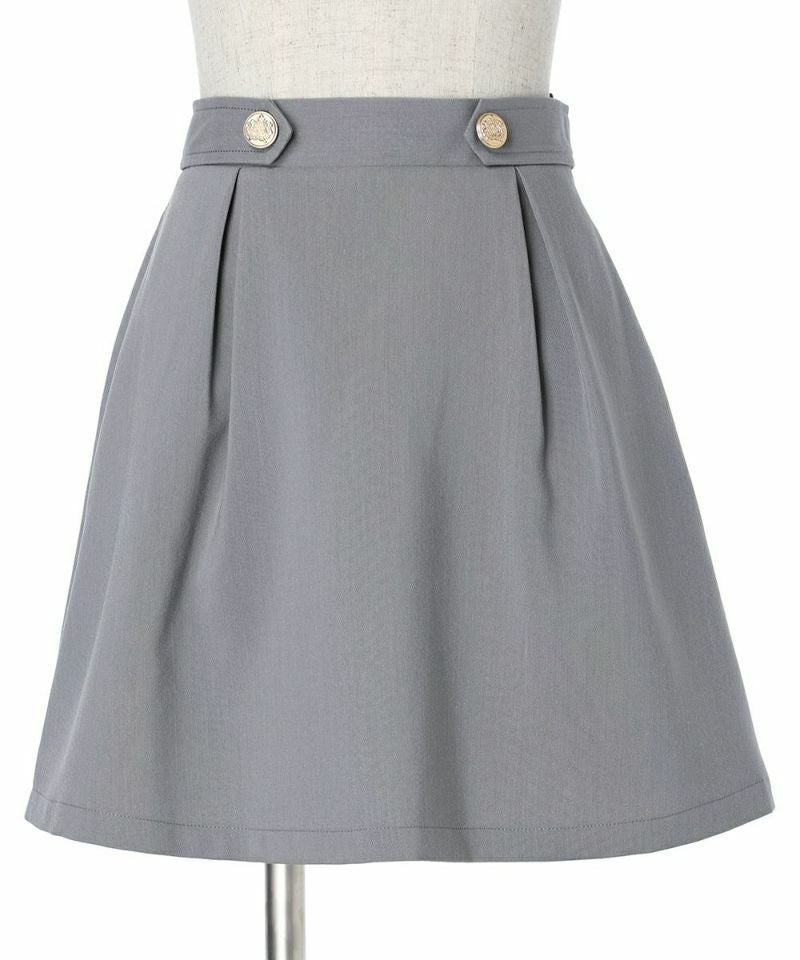 □チェーン付きゴールド釦ミニスカート/F i.n.t [49AG02k001] | F