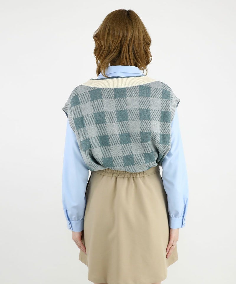 light blue×white / 160cm