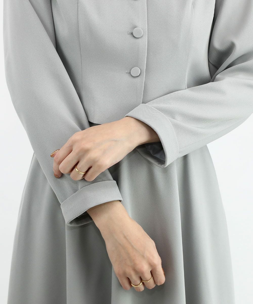 □ドットウィングカラーショートジャケット/an another angelus