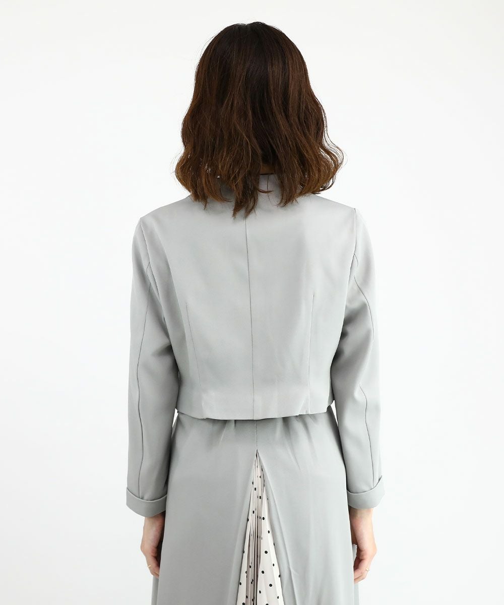 □ドットウィングカラーショートジャケット/an another angelus