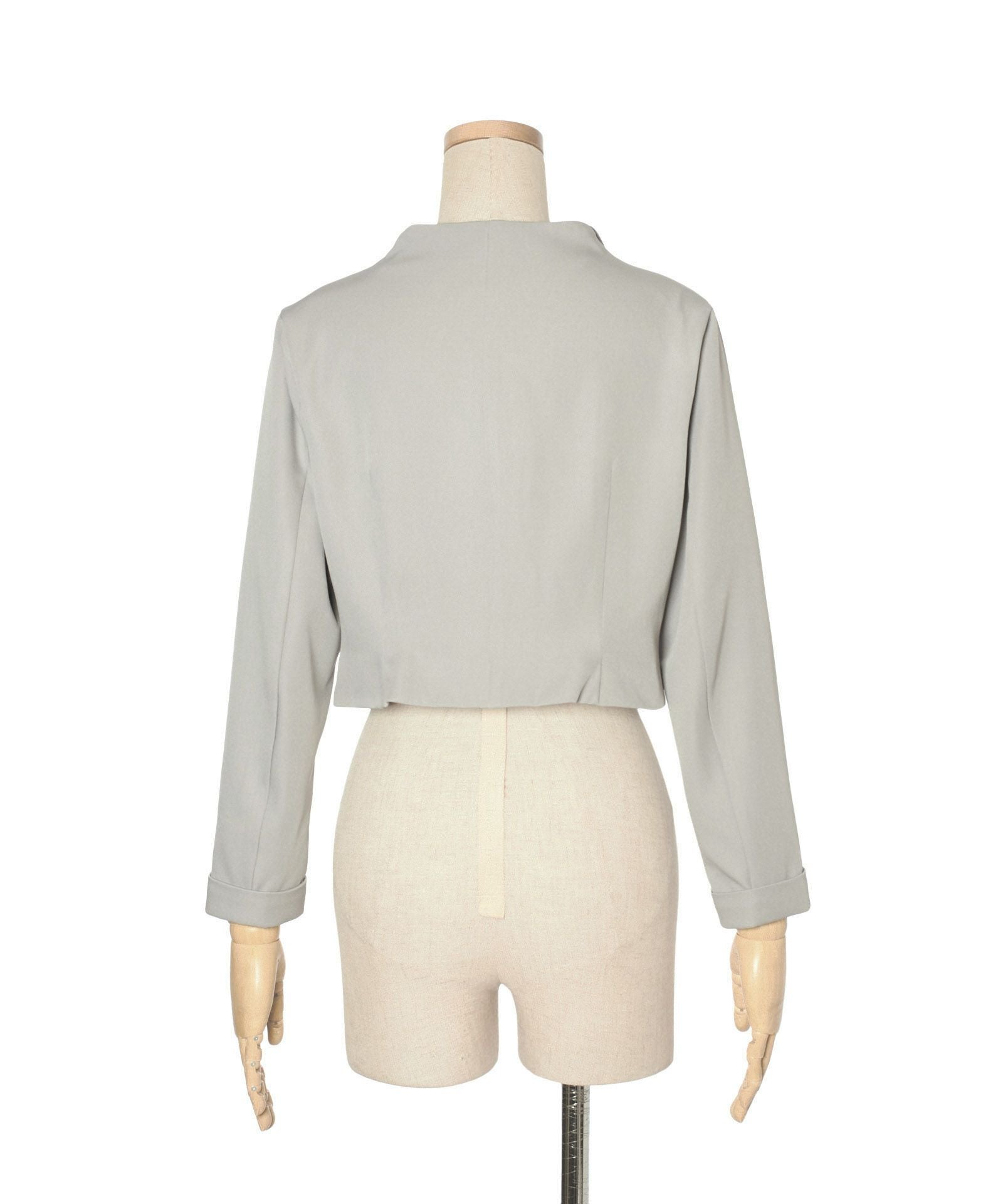 □ドットウィングカラーショートジャケット/an another angelus