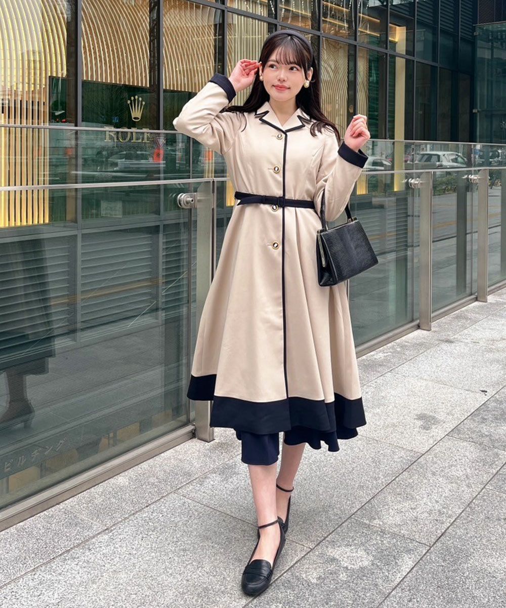 ivory×navy / 167cm