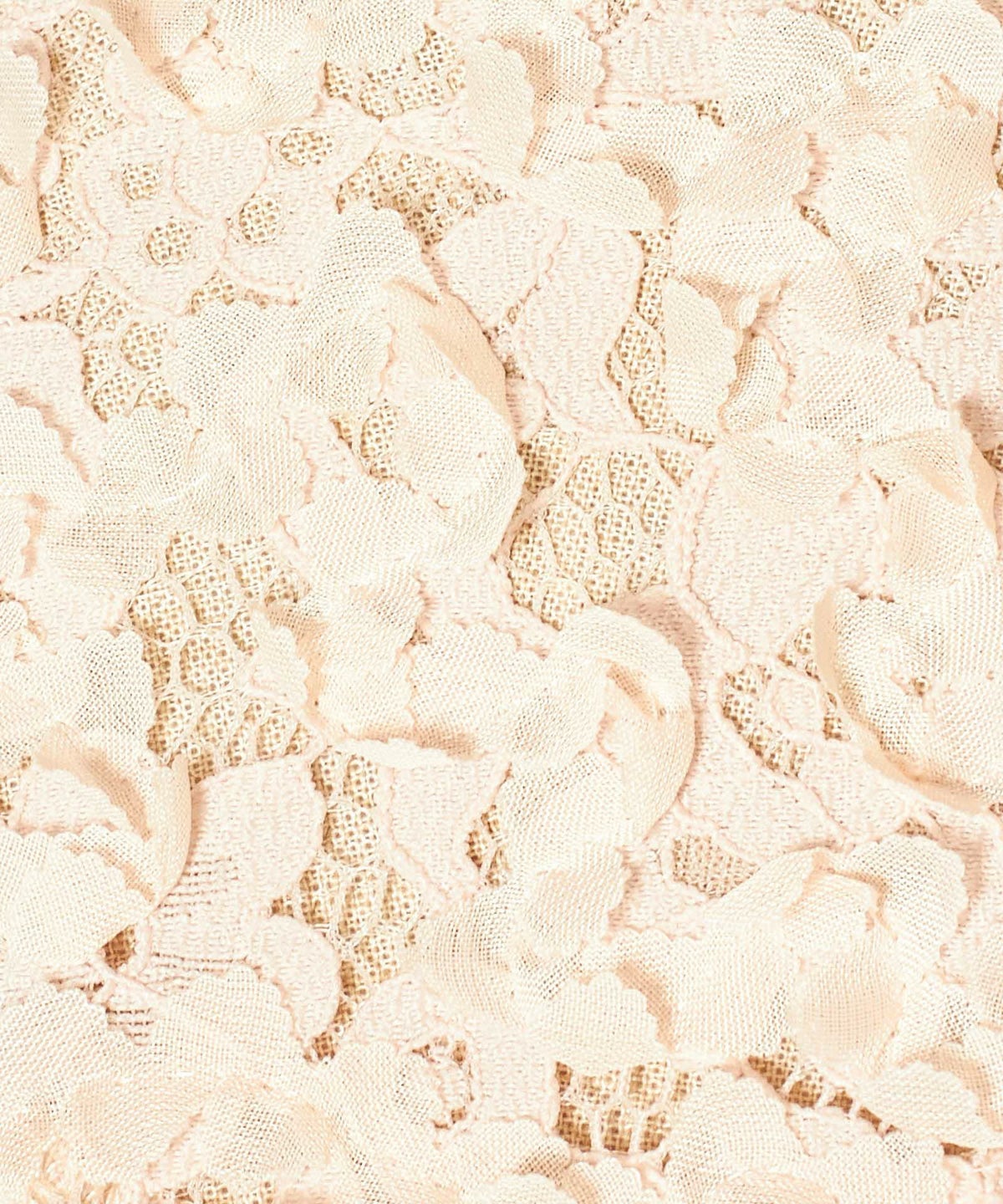 レースヨークアップ (pink beige)