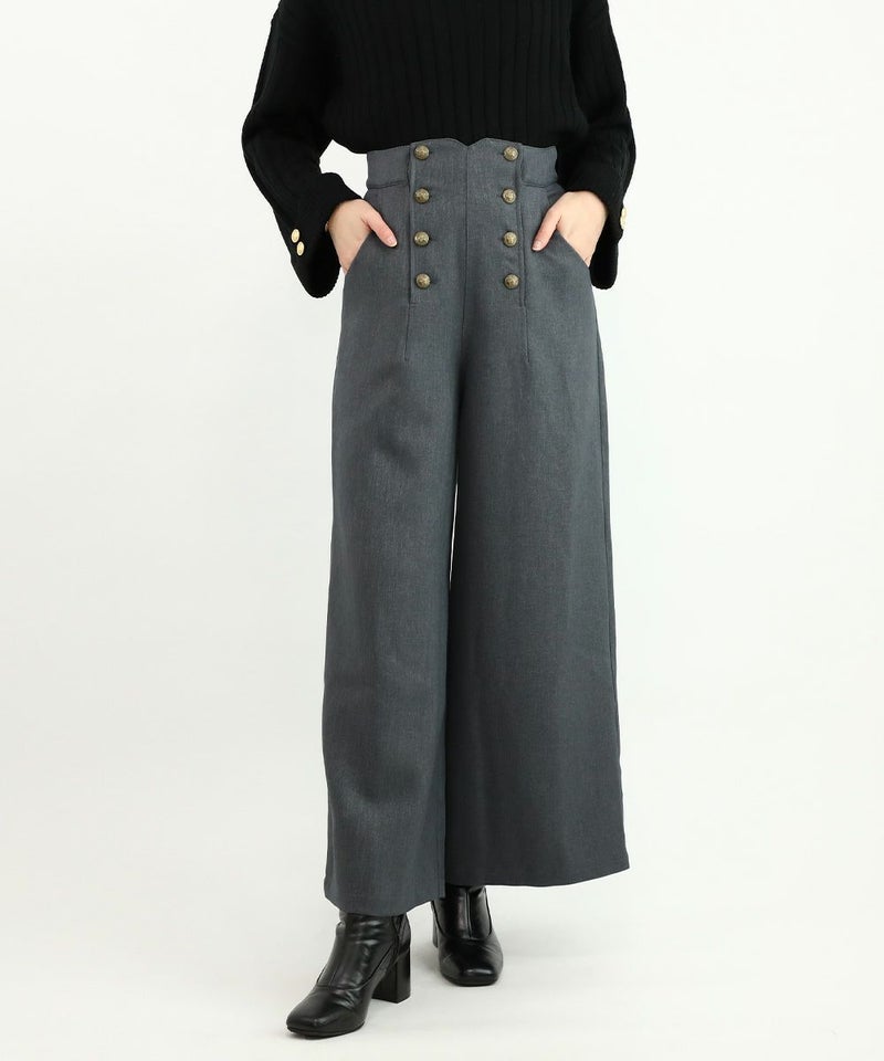 gray / 165cm / サスペンダーを外した状態 / Sサイズ着用