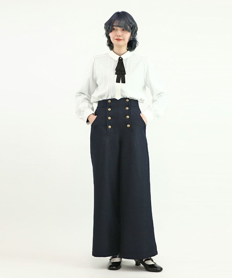 navy / 160cm / サスペンダーを外した状態 / Sサイズ着用