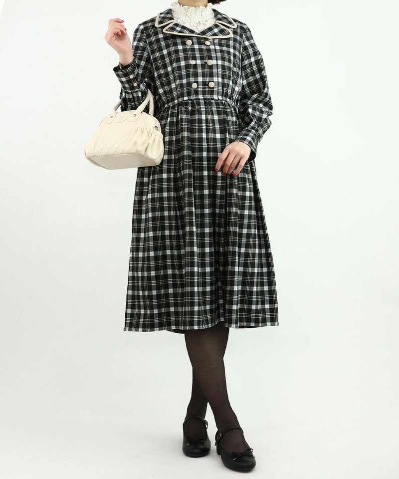 black×beige / 165cm / レーストップスとのレイヤード