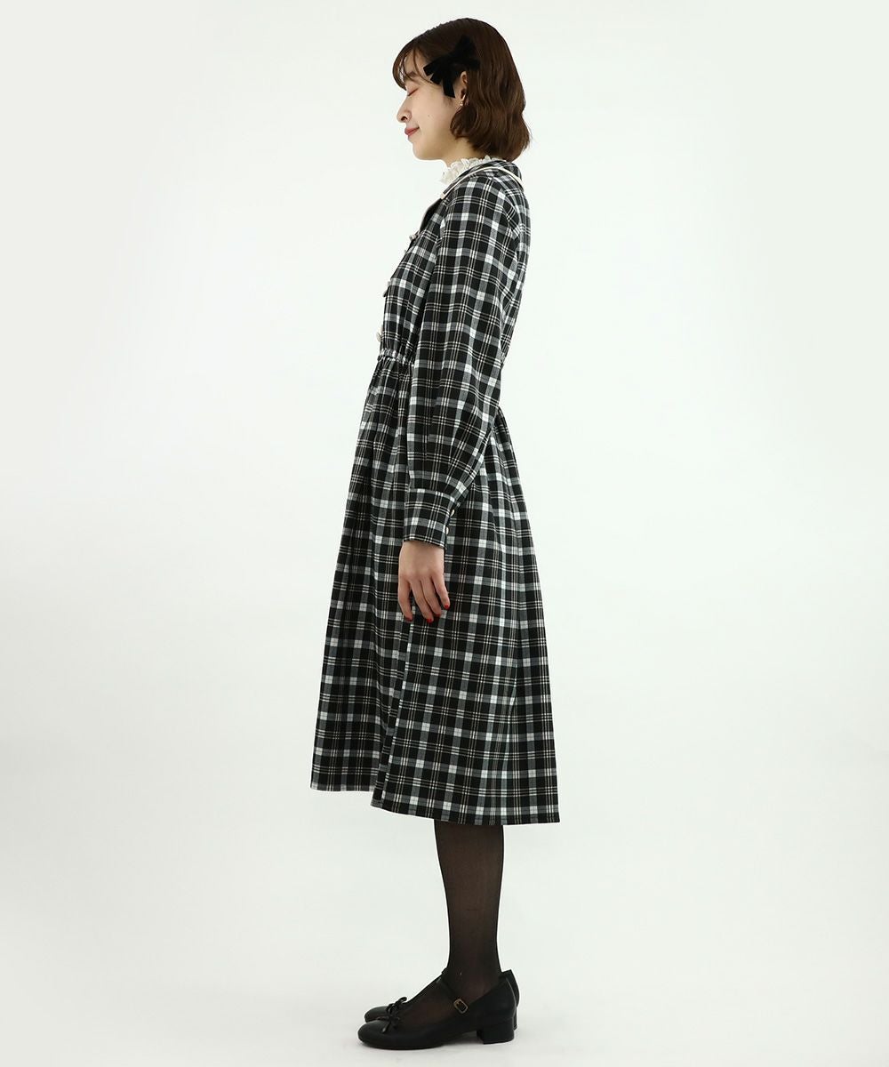 black×beige / 165cm / レーストップスとのレイヤード