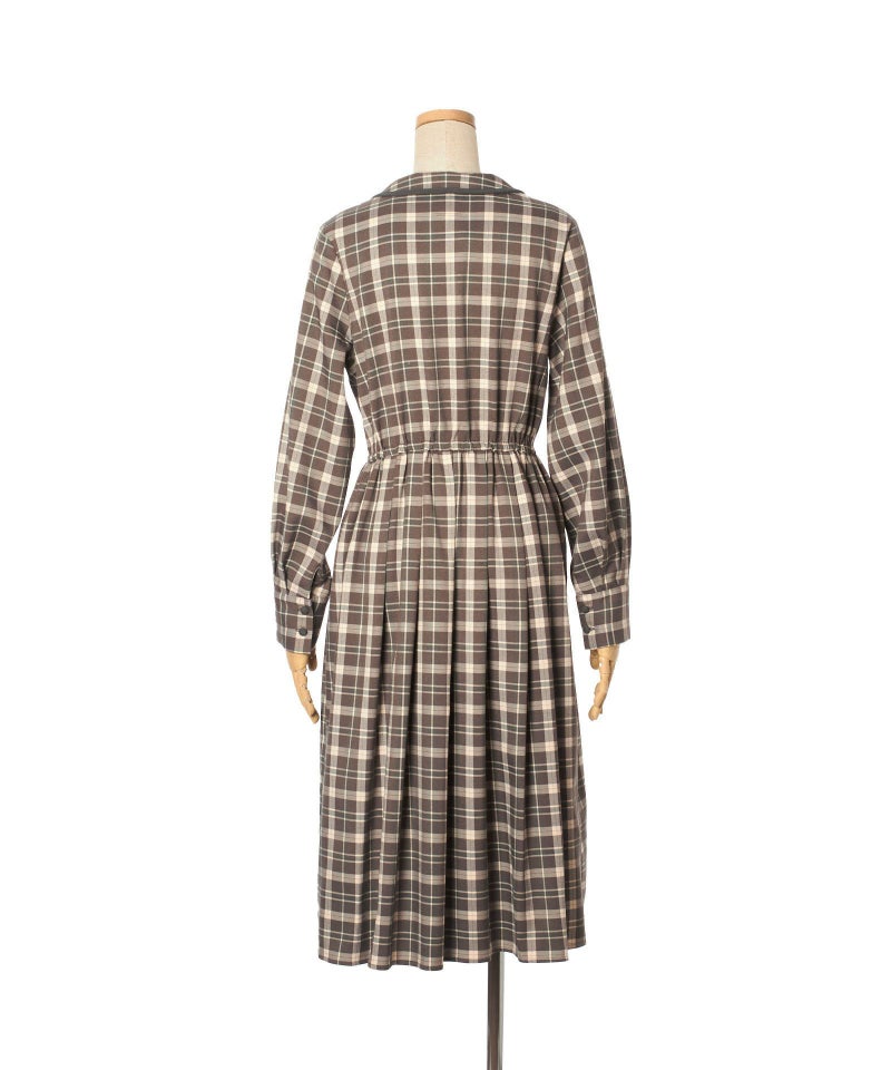 バック (brown×green)