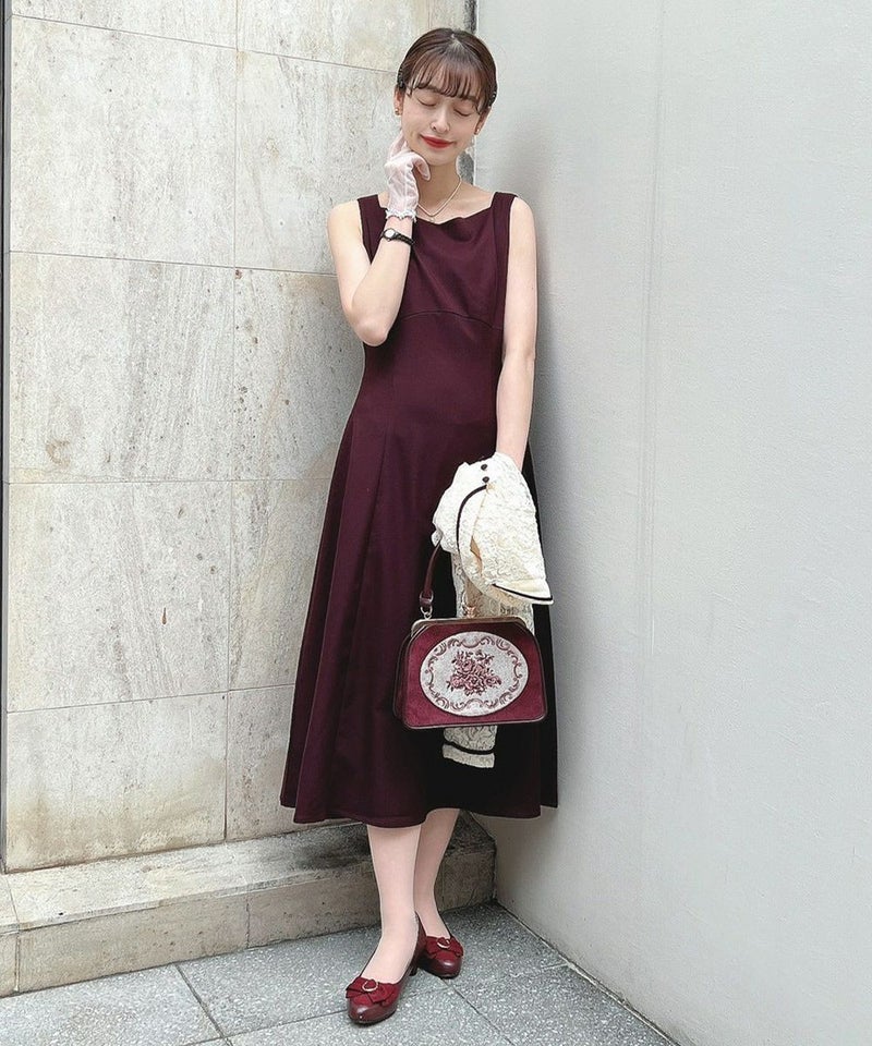 bordeaux / 165cm / ジャケットを外した状態