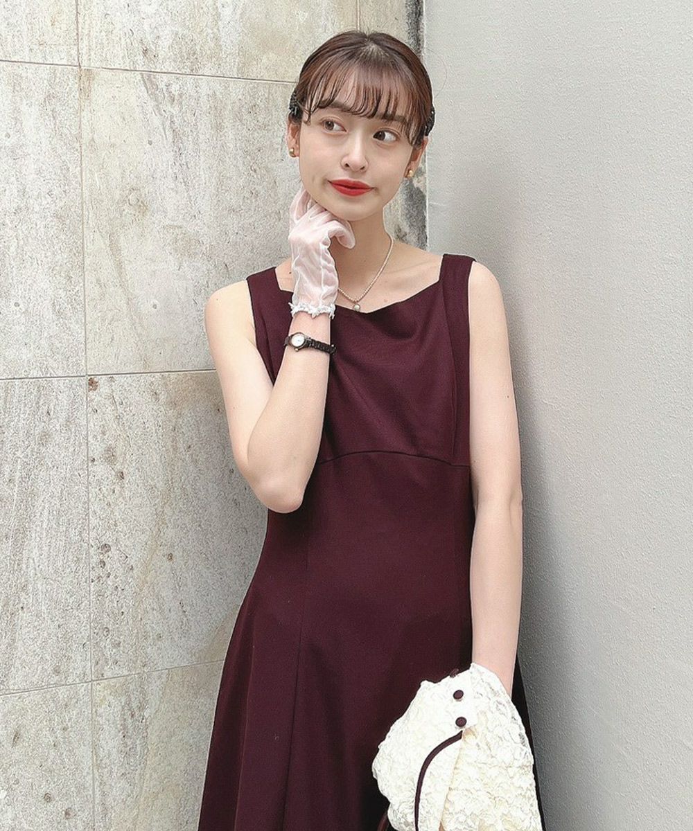 bordeaux / 165cm / ジャケットを外した状態