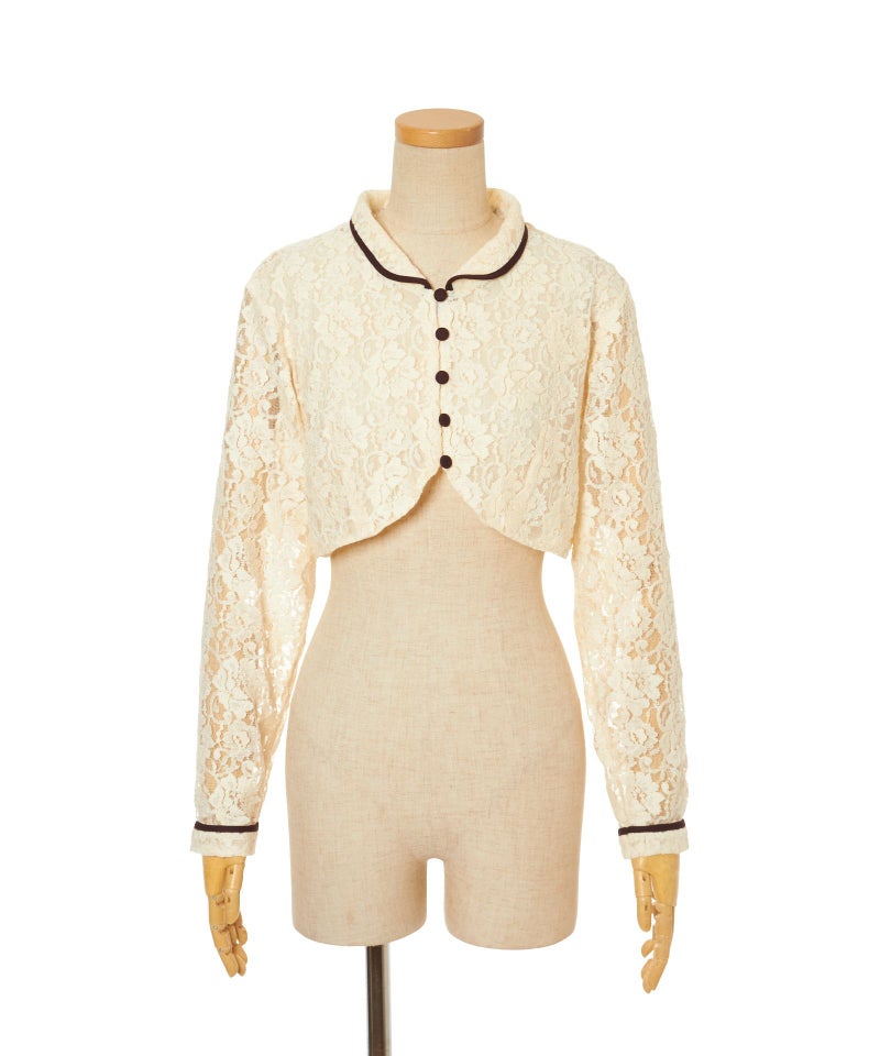 レースジャケット (bordeaux)