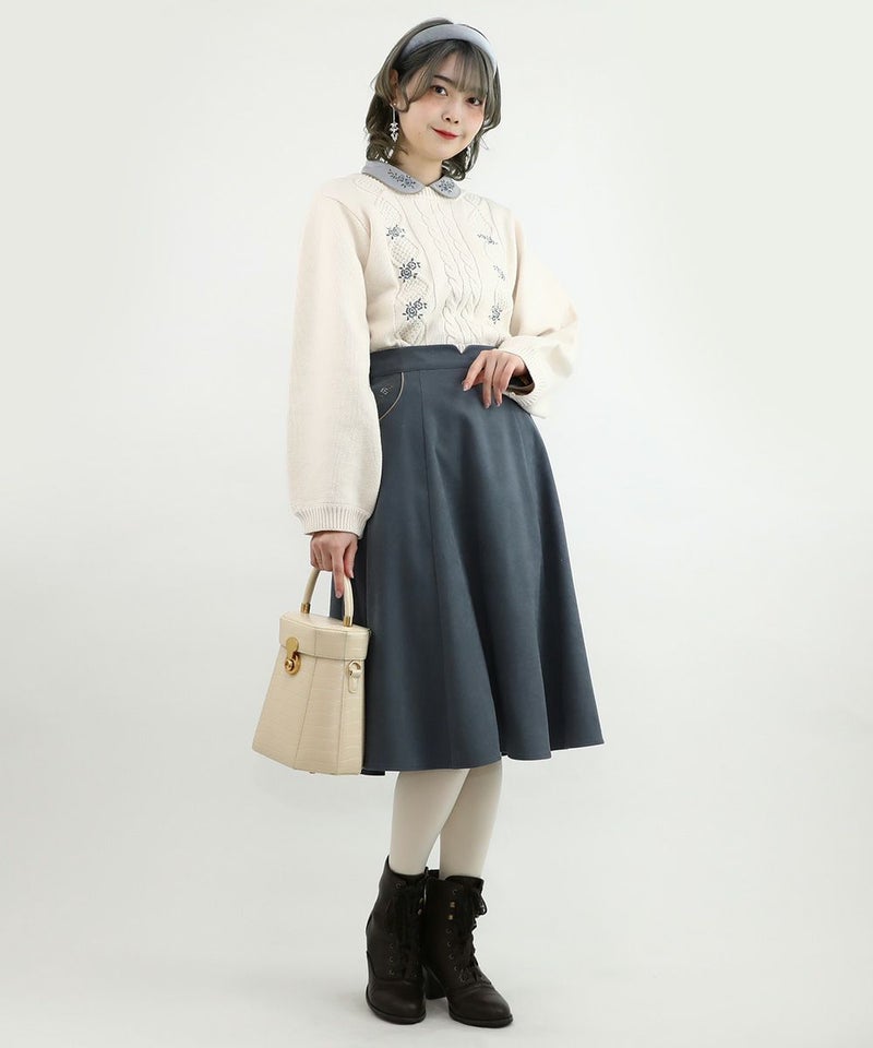 off white / 160cm / ブラウスとのレイヤード