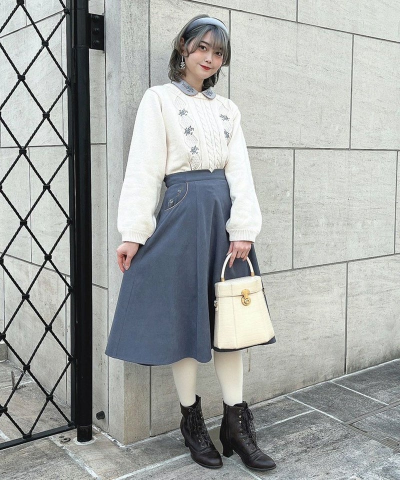 off white / 160cm / ブラウスとのレイヤード