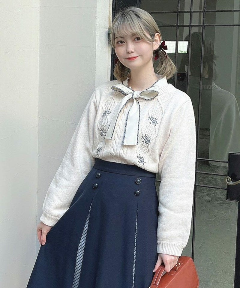 off white / 160cm / ブラウスとのレイヤード