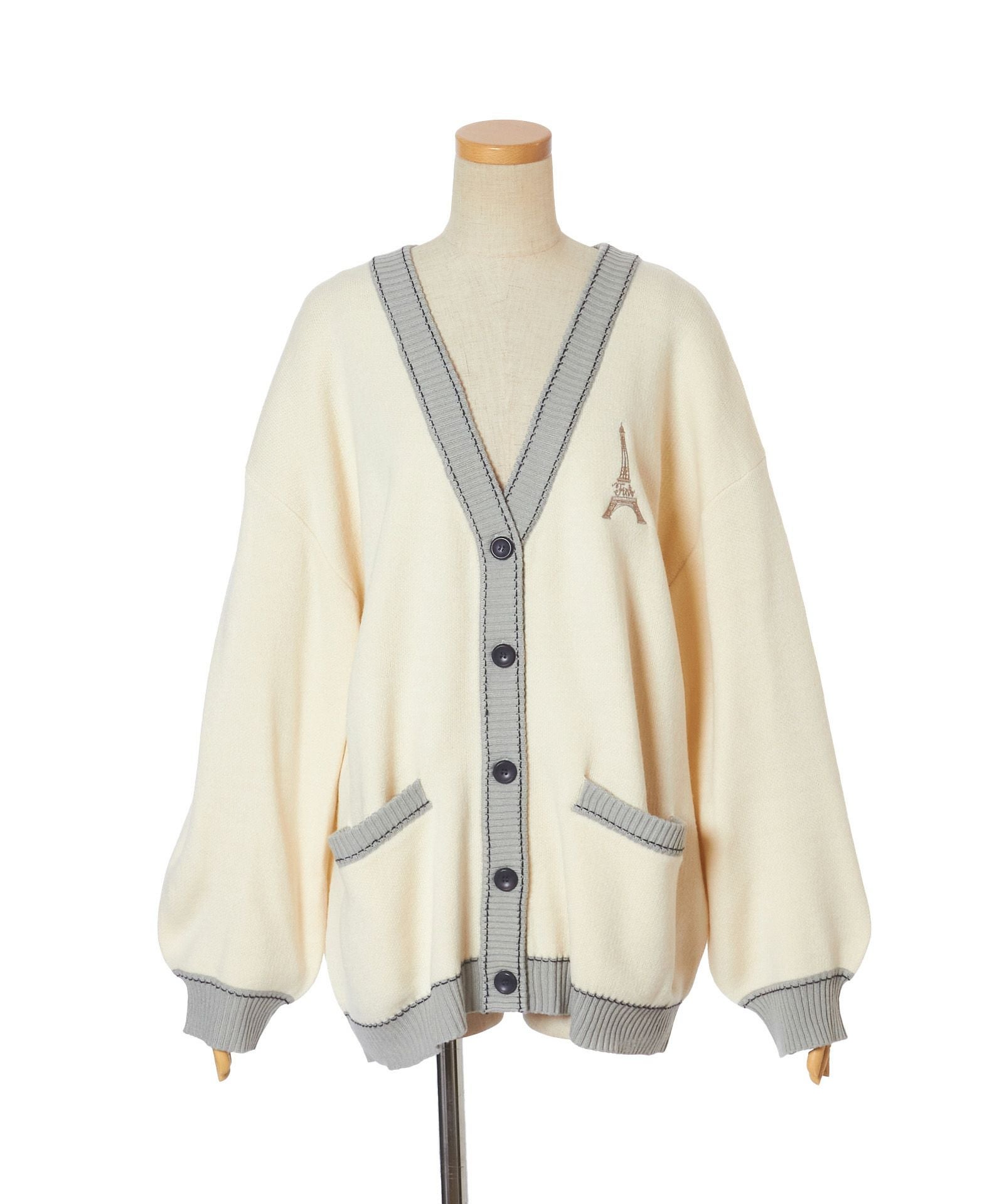 ハンドメイド　セーター Chez toi（シェトワ） ニット セーター もちふわラグラン切替袖