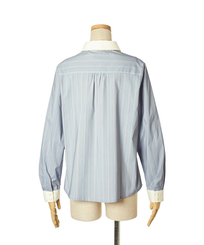 バック (gray×navy)