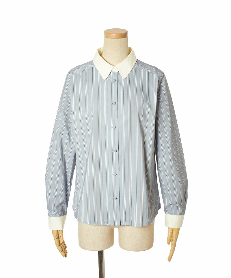 リボンなし (gray×navy)