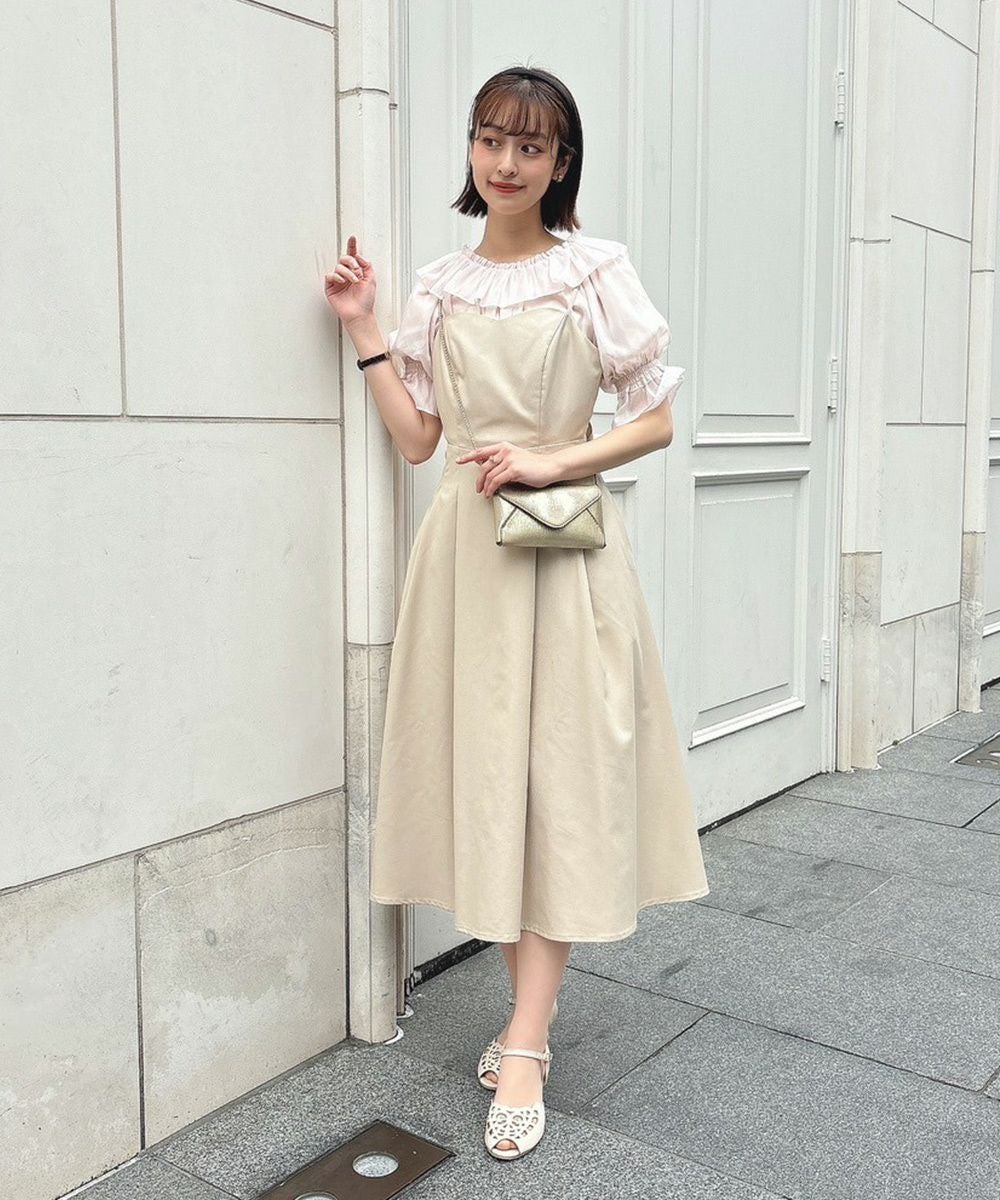 あんゆず★セミオーダー/ワンピース2点 2way shoulder ribbon cami o/p – BUNNY APARTMENT
