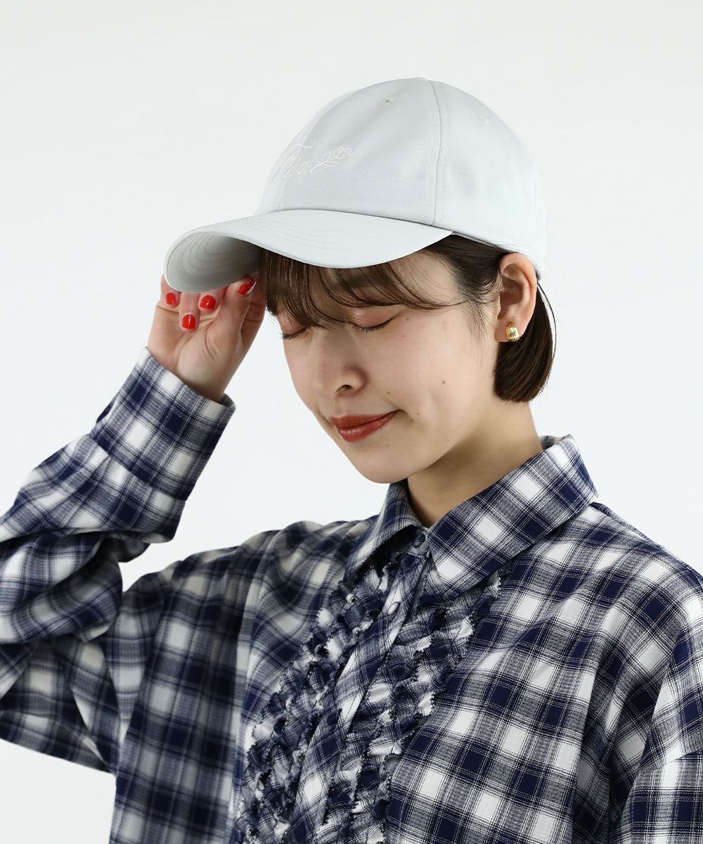 □ロゴ刺繍サテンキャップ/F i.n.t [49AB01a003] | F i.n.t公式通販サイト
