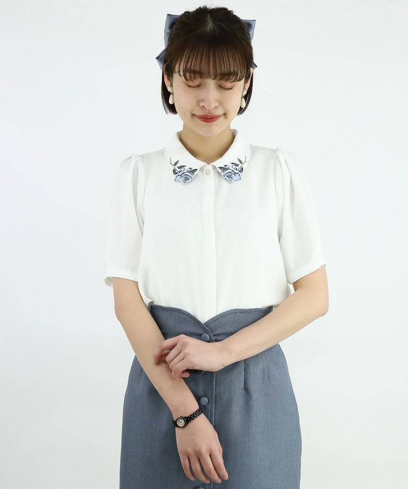 off white×blue / 165cm