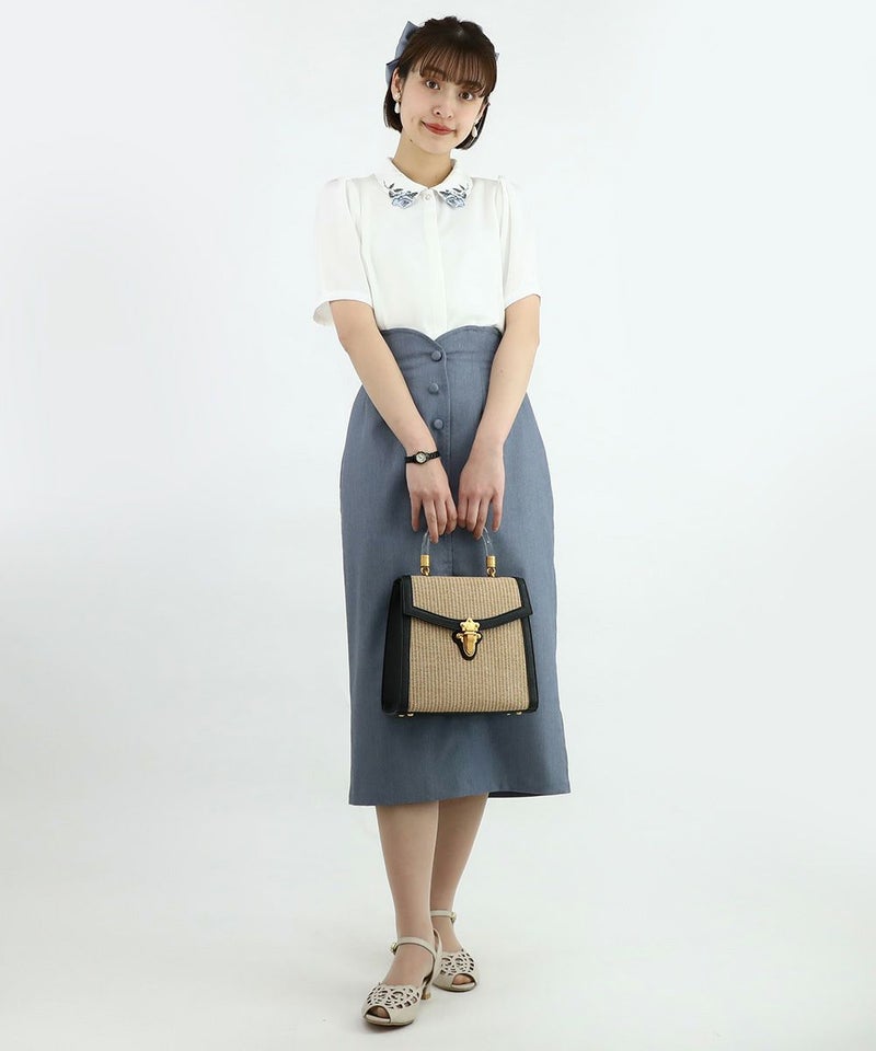 off white×blue / 165cm