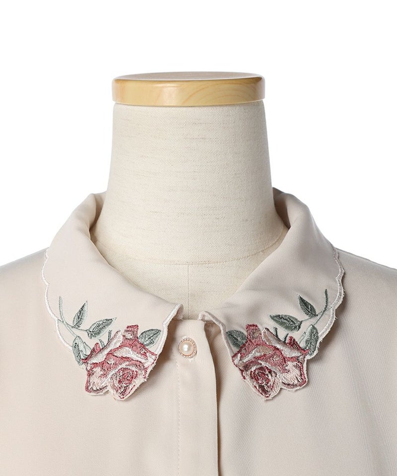 襟アップ (ivory×pink)