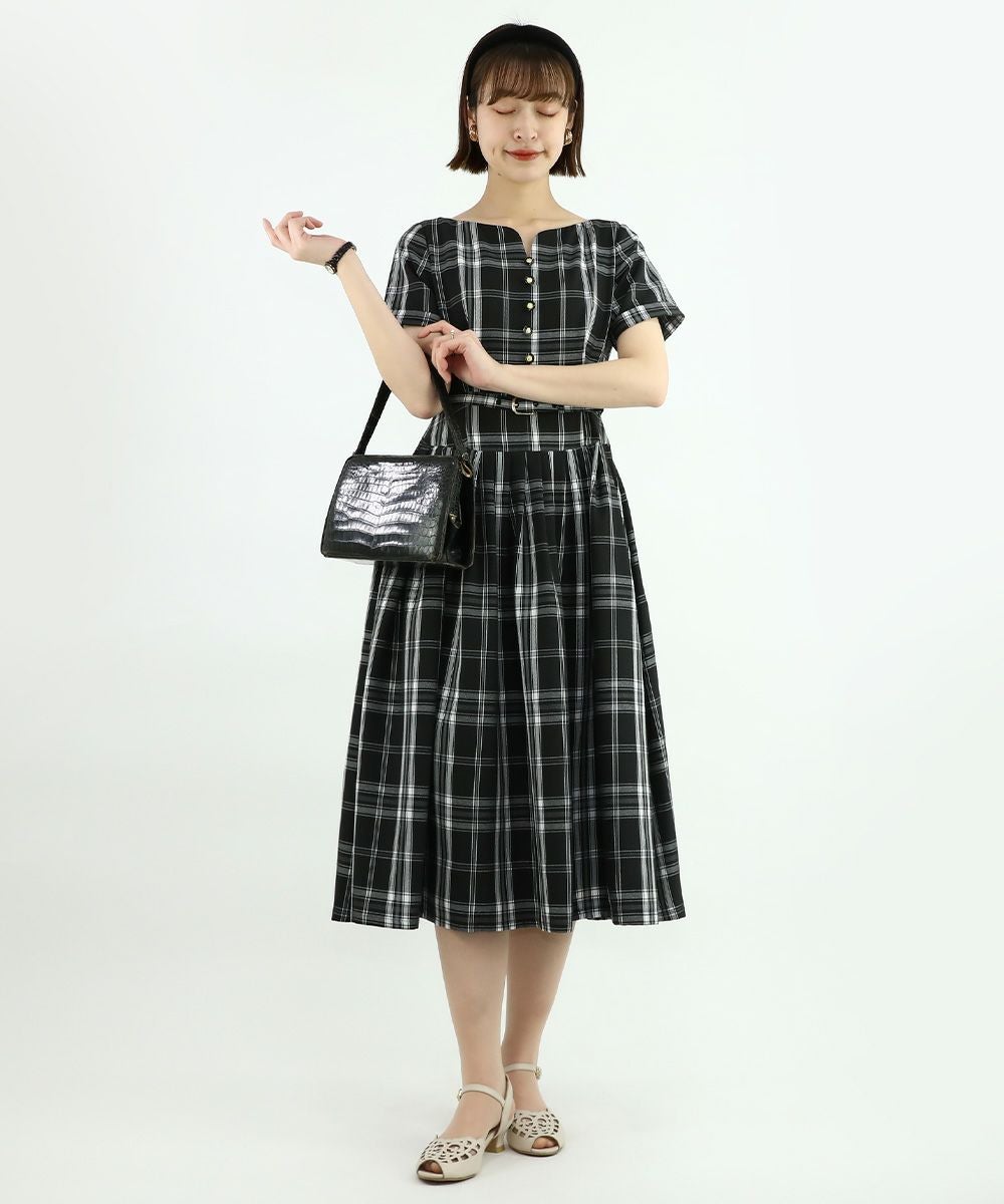 キーネックカラータックワンピース/an3 Limited [49DE03g005] | F