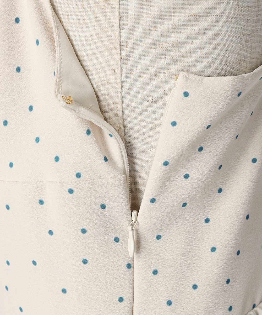 サイドファスナー (light blue×white)