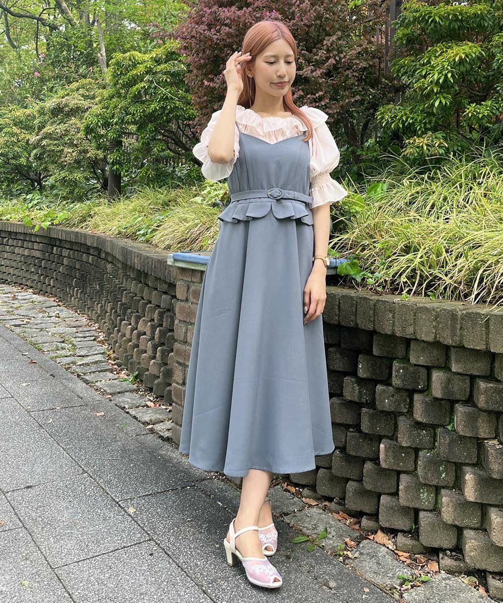 タックペプラムキャミワンピース/an another angelus [49BE02f006] | F