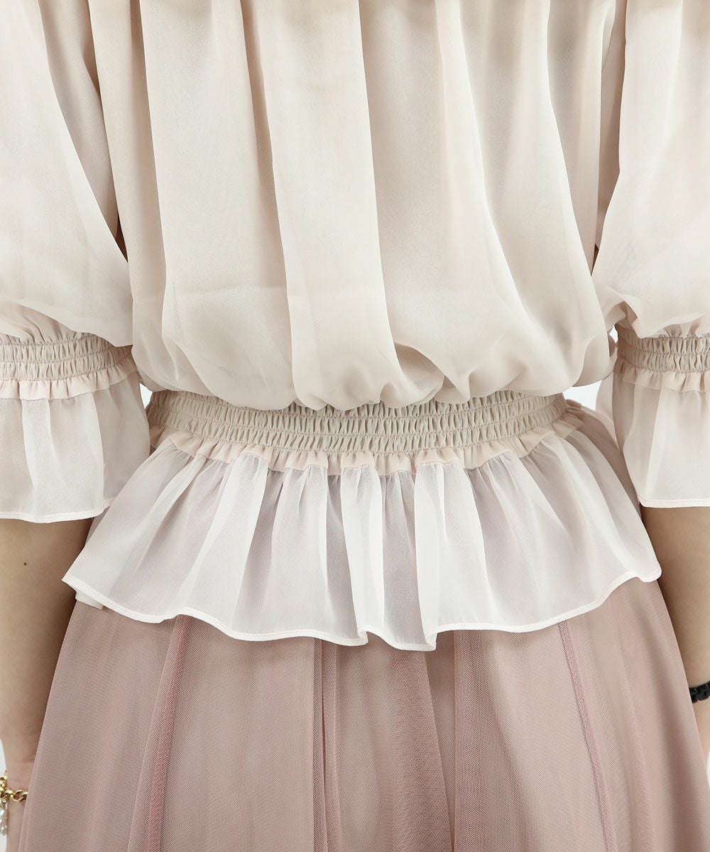 light pink / 165cm / オフショルダーにした場合